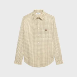 Outlet loose shirt in checked cotton Shirts