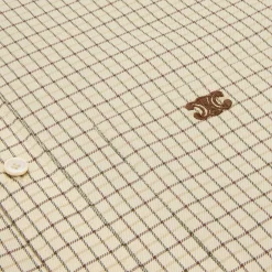 Outlet loose shirt in checked cotton Shirts