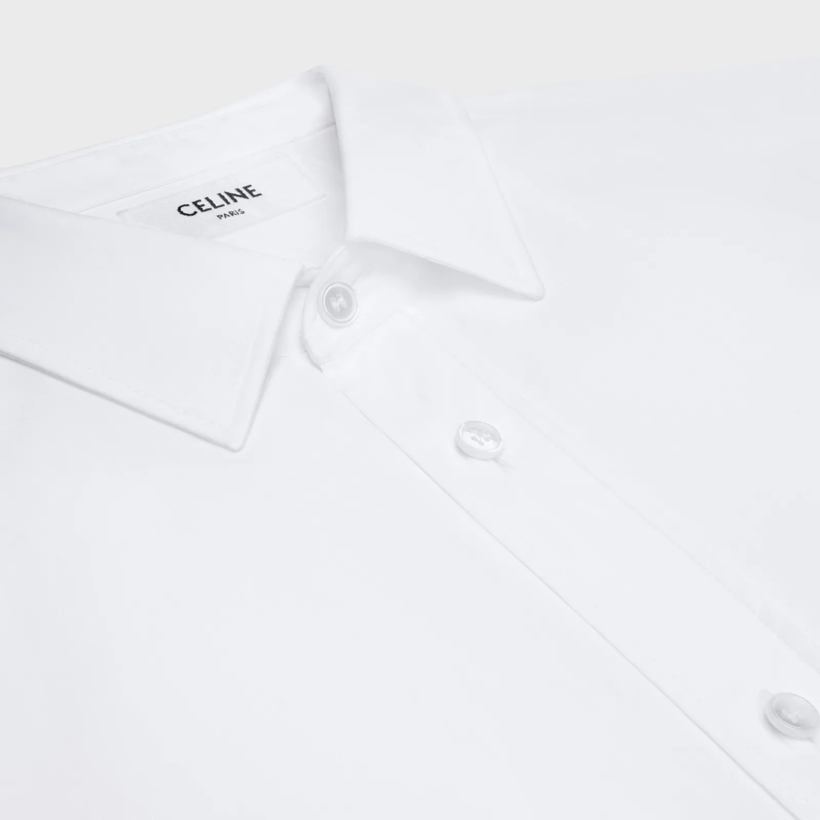 Clearance loose shirt in cotton poplin Shirts