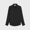Sale loose shirt in printed viscose Shirts