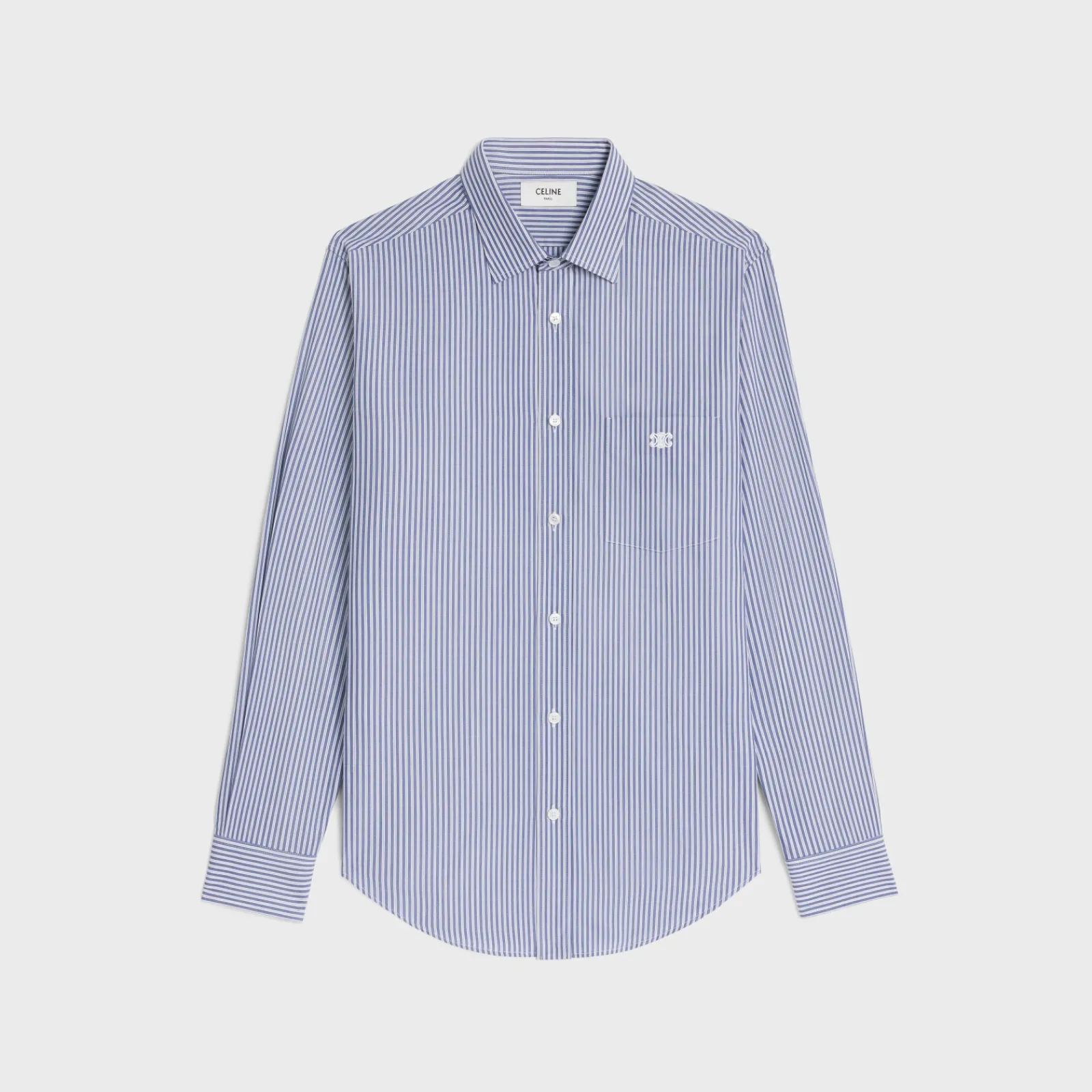 Discount loose shirt in striped cotton Shirts