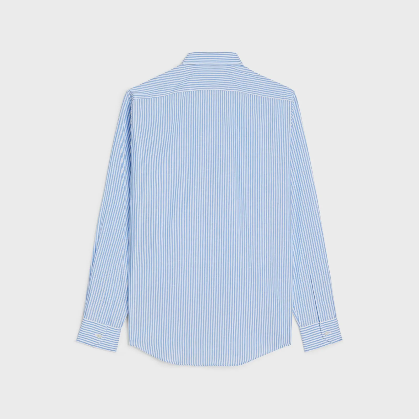 Fashion loose shirt in striped cotton linen Shirts