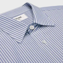 Discount loose shirt in striped cotton Shirts