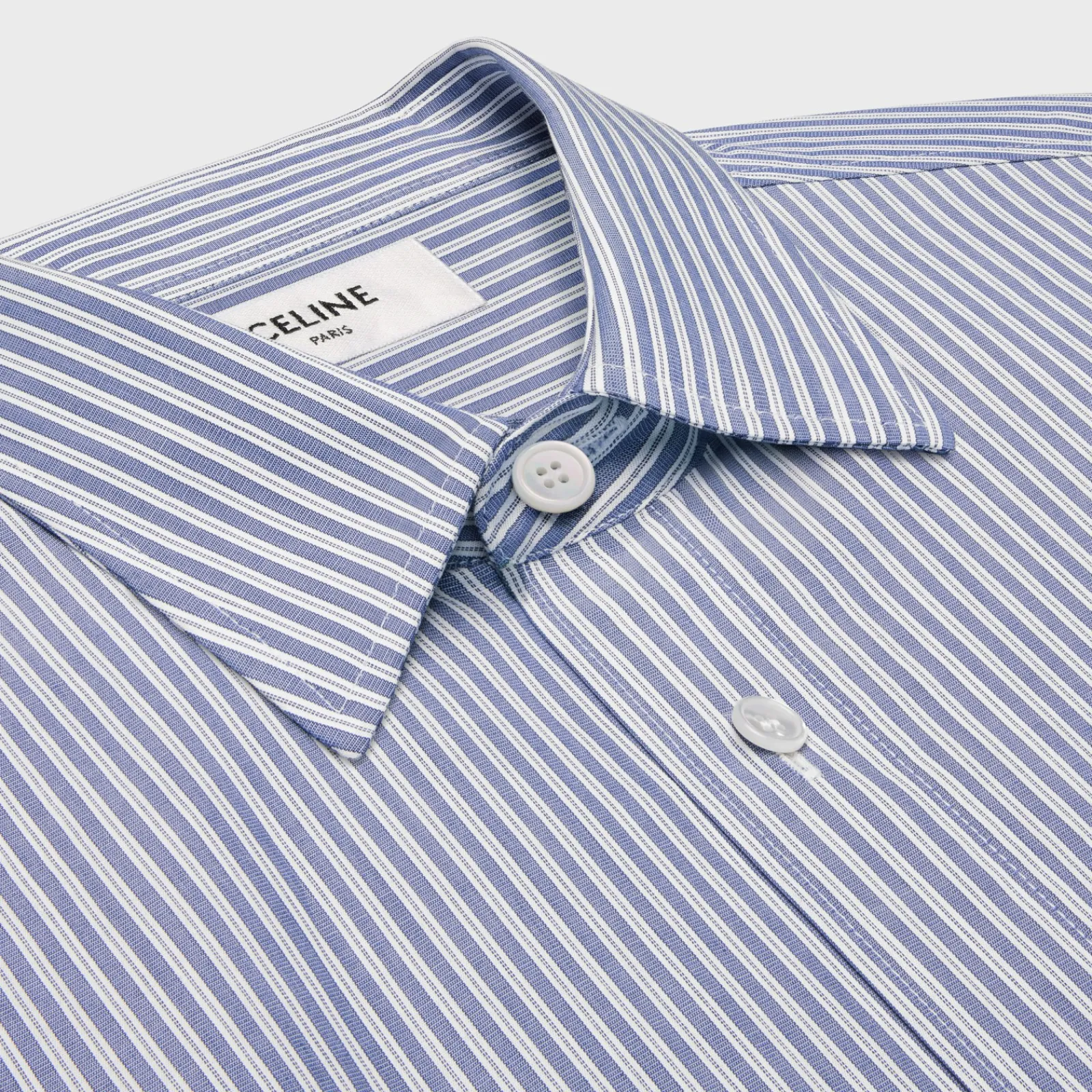 Discount loose shirt in striped cotton Shirts