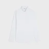 Discount loose shirt with inverted collar in cotton poplin Shirts