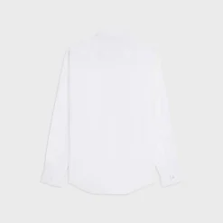 Clearance loose shirt with inverted collar in cotton poplin Shirts