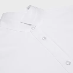 Online loose shirt with upturned collar in cotton poplin Shirts