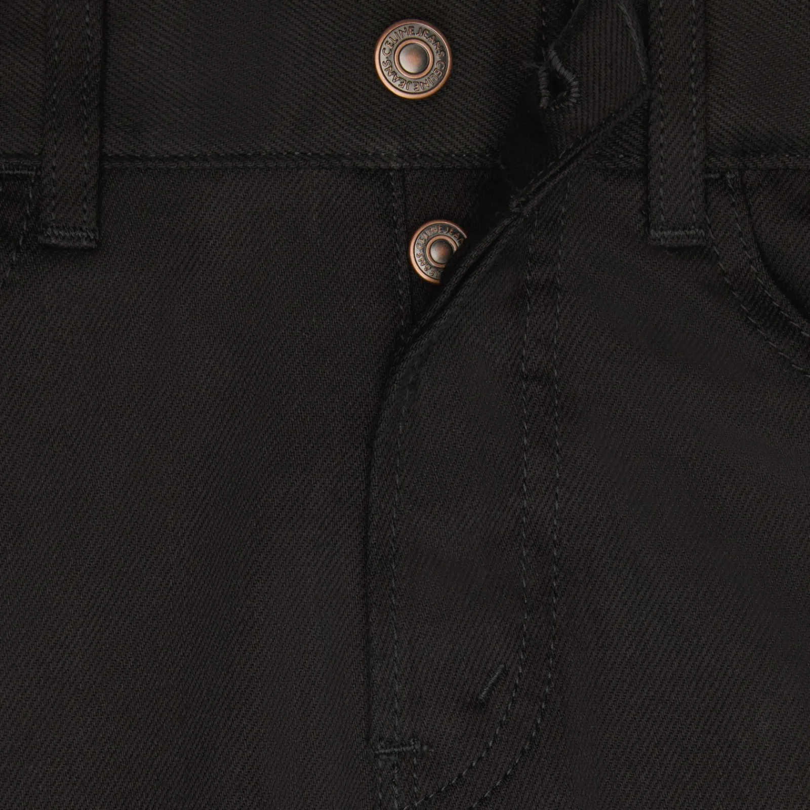 Online LOU JEANS IN PURE BLACK WASH DENIM Denim | Pants And Shorts