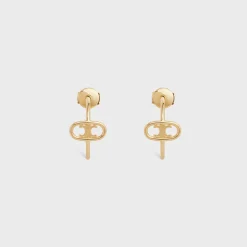 Online Maillon Triomphe Hoops in Yellow Gold Women Maillon Triomphe | Categories·Earrings
