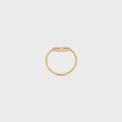 Hot Maillon Triomphe Ring in Yellow Gold and Diamonds Women Maillon Triomphe | Categories·Rings