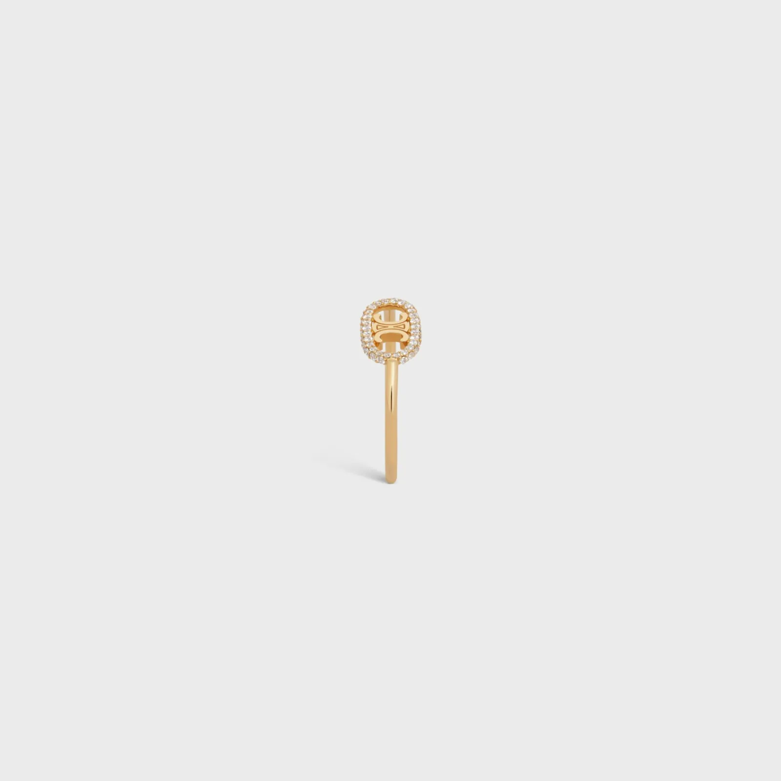 Hot Maillon Triomphe Ring in Yellow Gold and Diamonds Women Maillon Triomphe | Categories·Rings