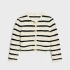 Hot marinière cardigan jacket in wool Women Jackets | Knitwear