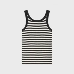 Discount marinière tank top in ribbed cotton jersey Women T-Shirts And Sweatshirts