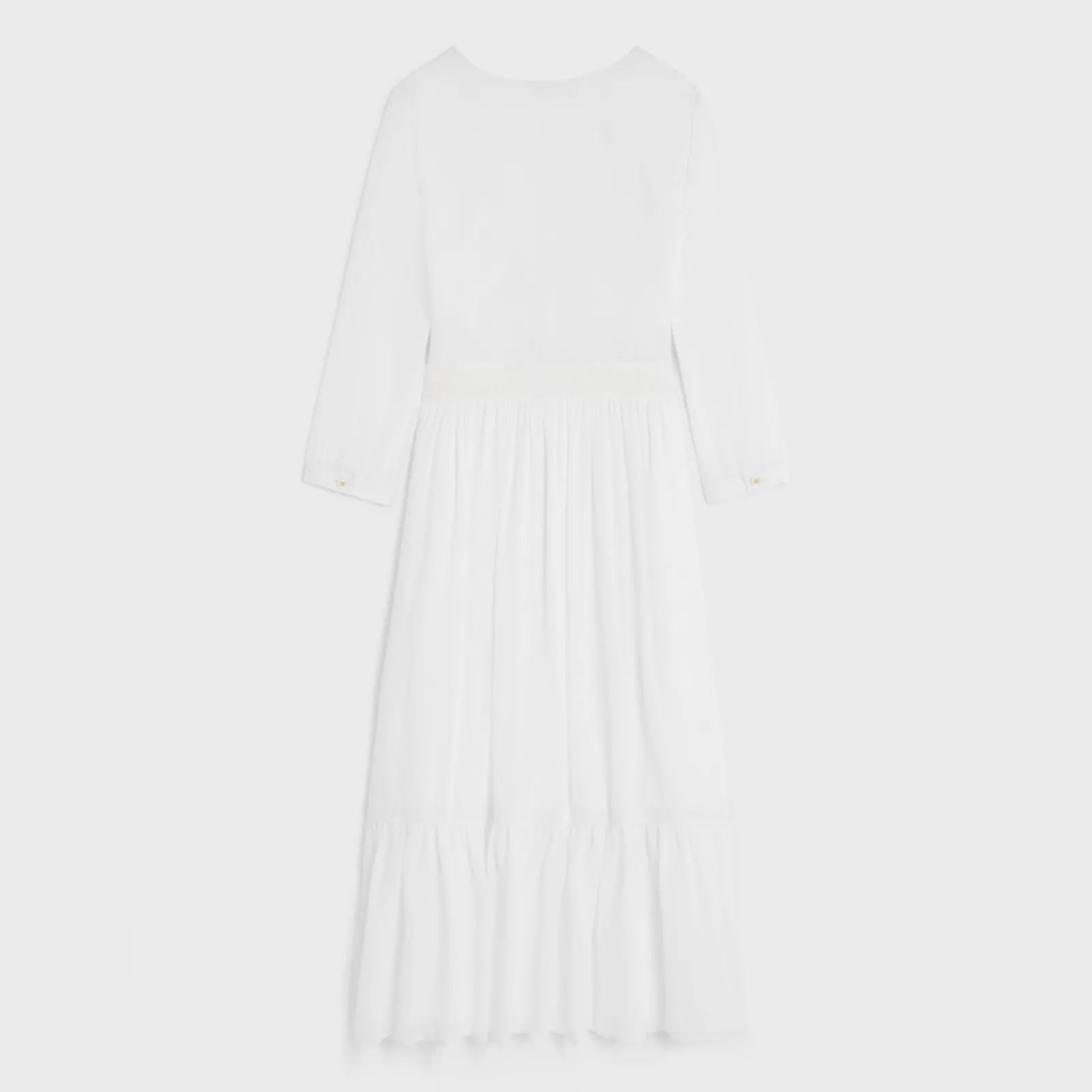 Clearance maxi dress in cotton twill Women Dresses And Skirts