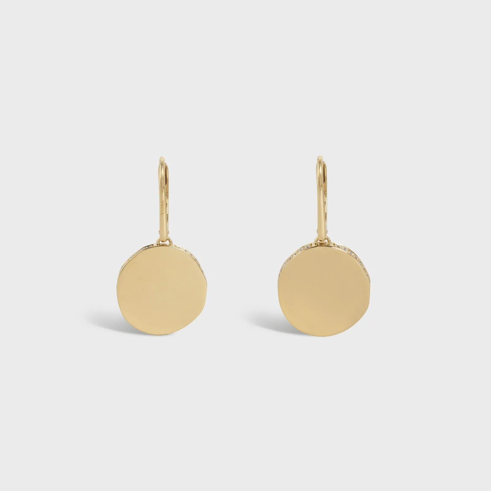 Clearance Medaille Earrings in Yellow Gold and Diamonds Women Other Lines | Categories·Earrings