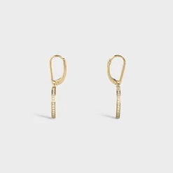 Clearance Medaille Earrings in Yellow Gold and Diamonds Women Other Lines | Categories·Earrings