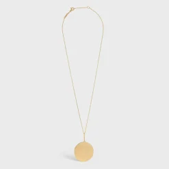 New Medaille Large Necklace in Yellow Gold and Diamonds Women Other Lines | Categories·Necklaces