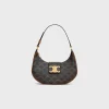 New MEDIUM AVA TRIOMPHE BAG in Triomphe Canvas and calfskin Women Triomphe Canvas | More Lines·Ava