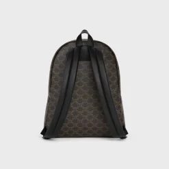 Online Medium Backpack in Triomphe Canvas and Calfskin Triomphe Canvas | Categories·Backpacks