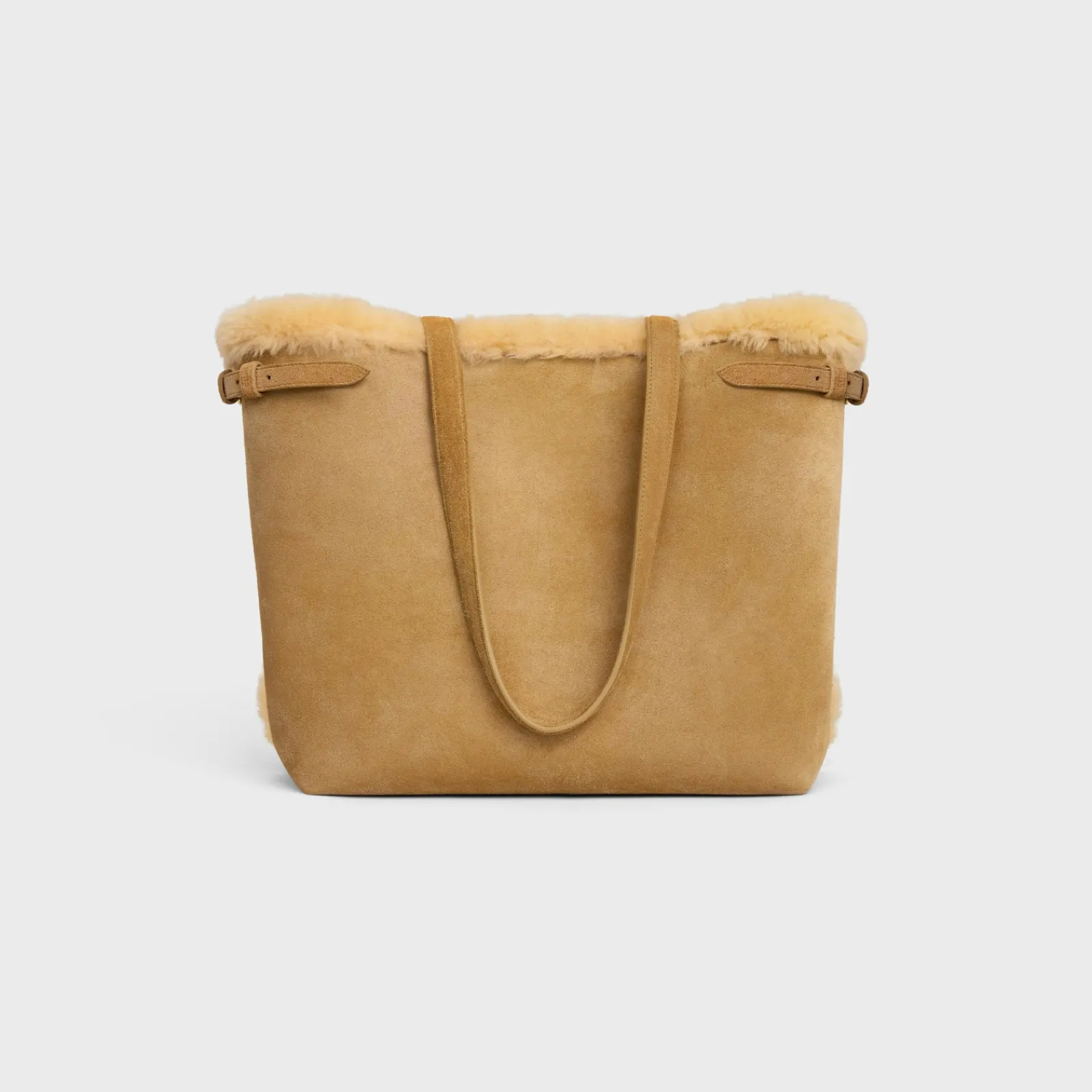 Hot MEDIUM CABAS ANAÏS CUIR TRIOMPHE in SUEDE CALFSKIN AND SHEARLING Women More Lines·Cuir Triomphe | Categories·Hobo And Tote Bags