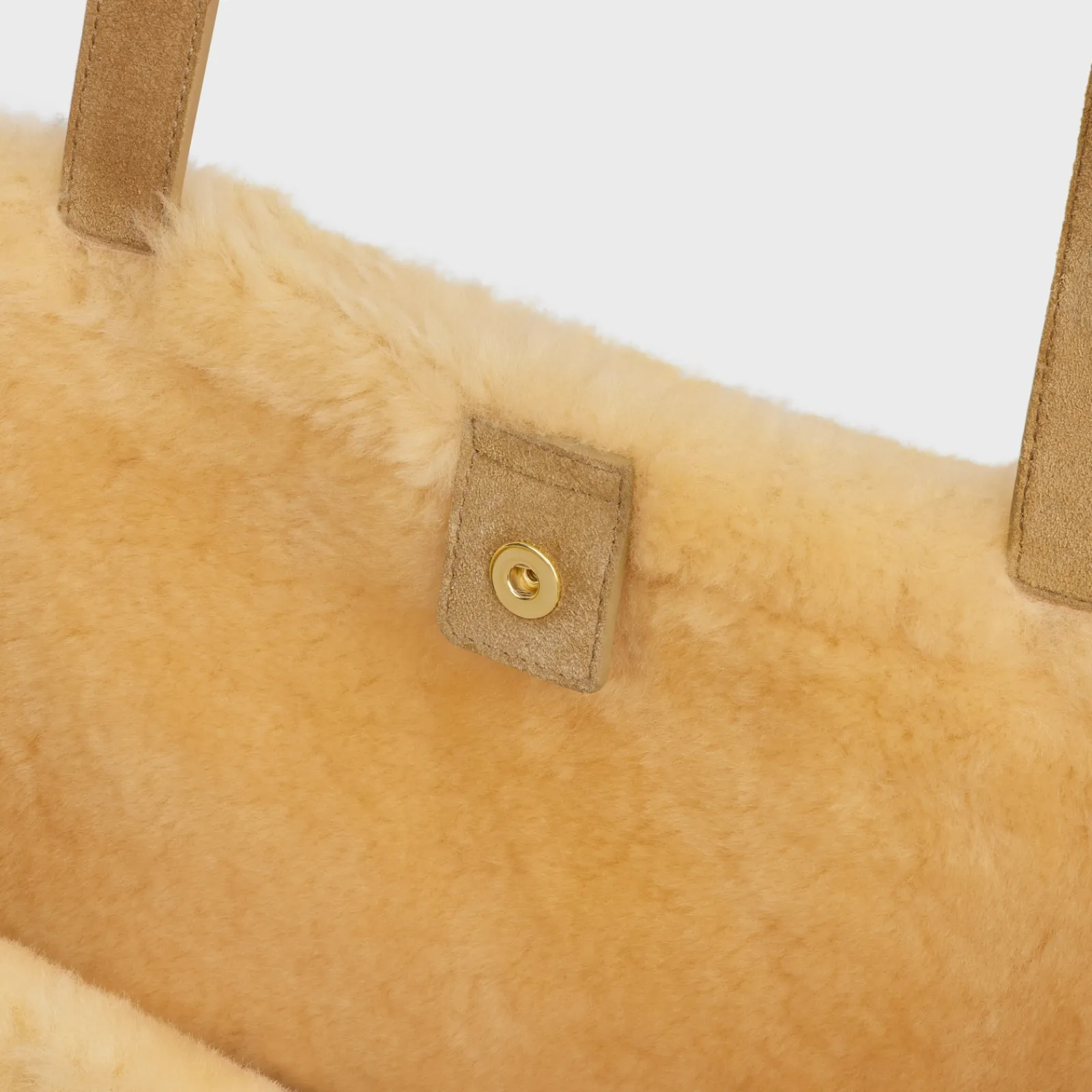 Hot MEDIUM CABAS ANAÏS CUIR TRIOMPHE in SUEDE CALFSKIN AND SHEARLING Women More Lines·Cuir Triomphe | Categories·Hobo And Tote Bags