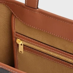 Sale MEDIUM CABAS in Triomphe Canvas and calfskin Women Triomphe Canvas | Categories·Hobo And Tote Bags