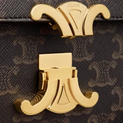Best MEDIUM LOLA BAG in Triomphe Canvas and Calfskin Women Triomphe Canvas | More Lines·Other Lines