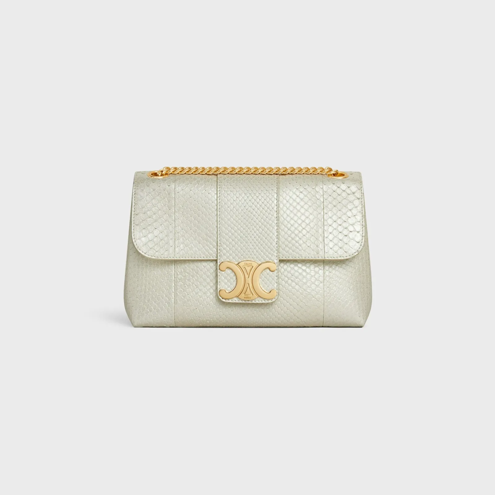 Outlet Medium Victoire Bag in PEARLY PYTHON Women More Lines·Celine Victoire | Categories·Cross-Body Bags