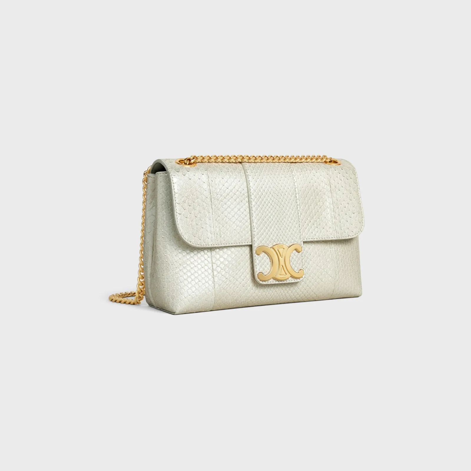 Outlet Medium Victoire Bag in PEARLY PYTHON Women More Lines·Celine Victoire | Categories·Cross-Body Bags