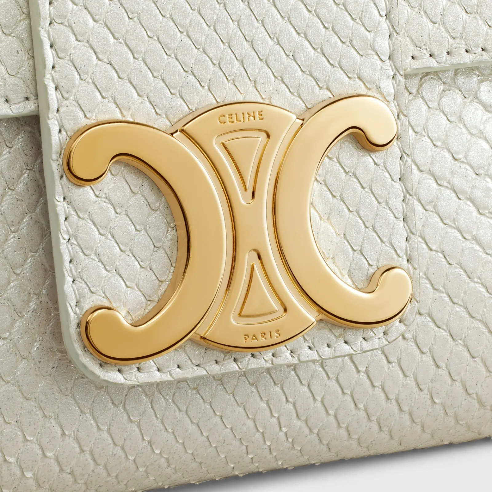 Outlet Medium Victoire Bag in PEARLY PYTHON Women More Lines·Celine Victoire | Categories·Cross-Body Bags