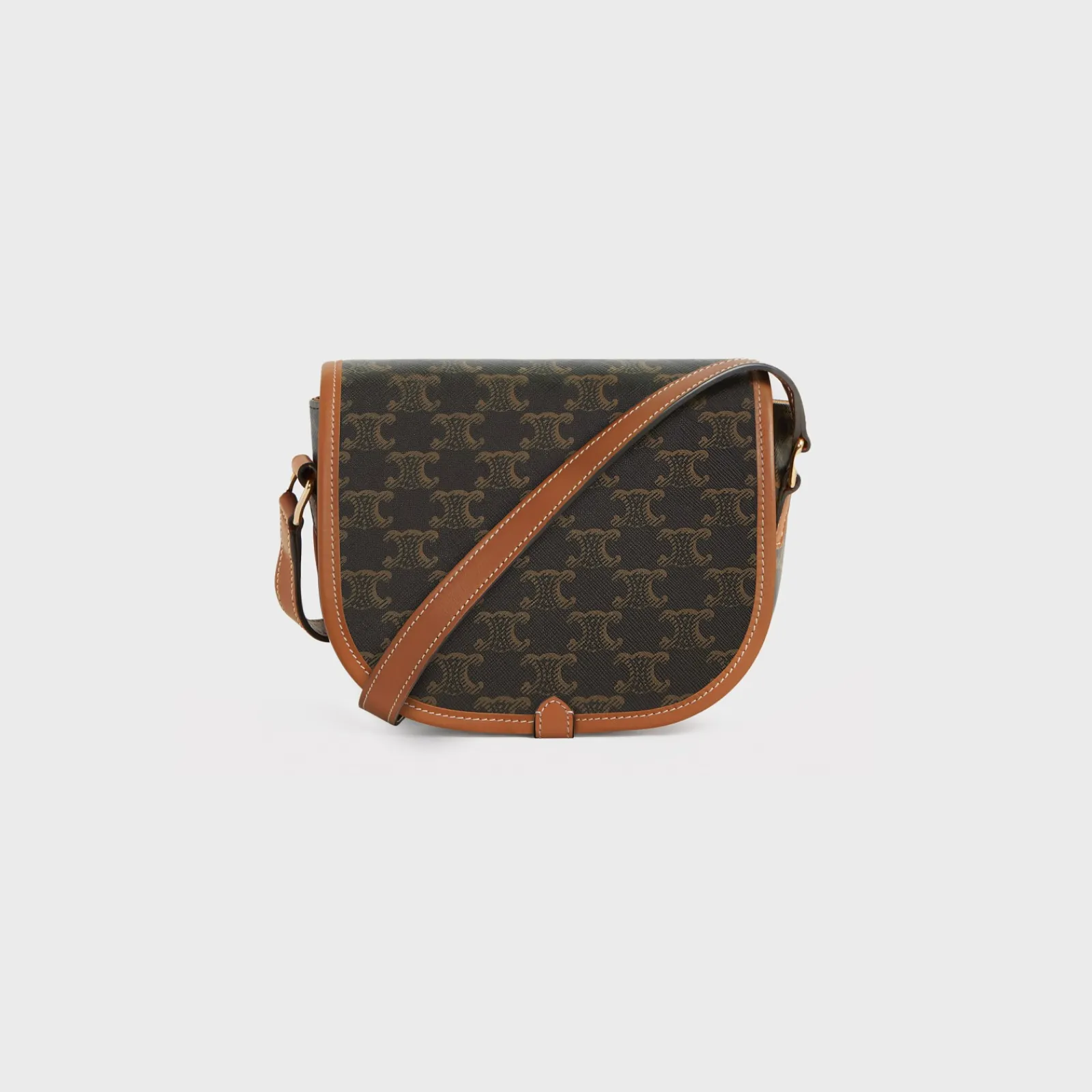 Best Medium Folco bag in Triomphe Canvas and calfskin Women Triomphe Canvas | Categories·Cross-Body Bags