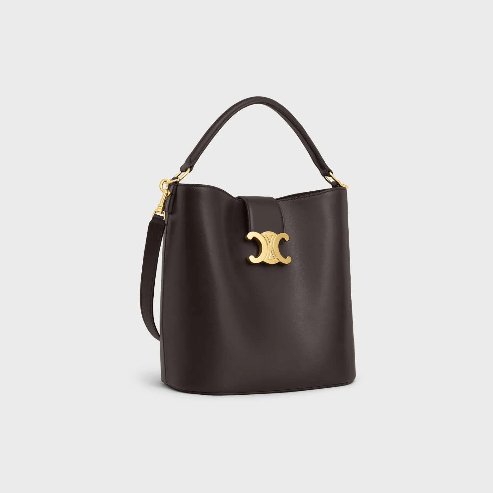 Clearance MEDIUM LOUISE BAG in SMOOTH CALFSKIN Women Categories·Cross-Body Bags | Categories·Bucket Bags