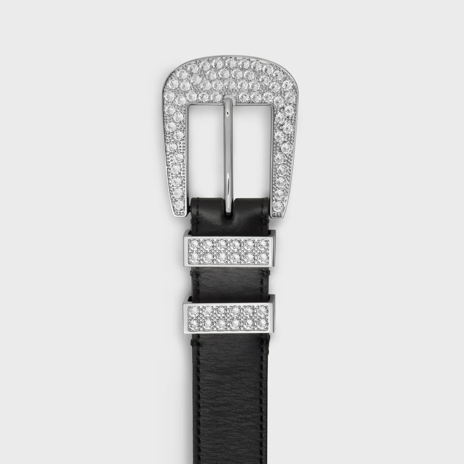 Sale MEDIUM MARCO BELT WITH STRASS in VINTAGE CALFSKIN Belts