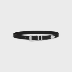 Sale MEDIUM MARCO BELT WITH STRASS in VINTAGE CALFSKIN Belts