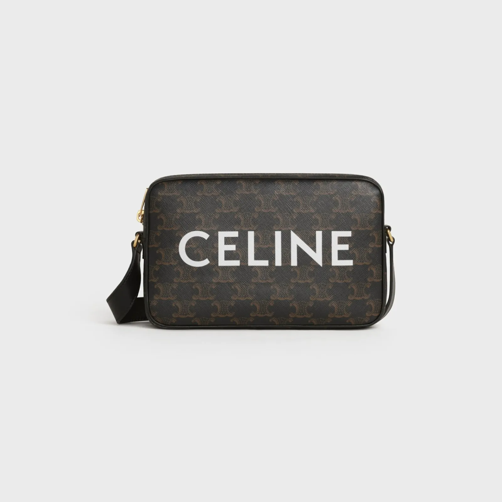 Best Medium Messenger Bag in Triomphe Canvas with Print Categories·Cross-Body Bags