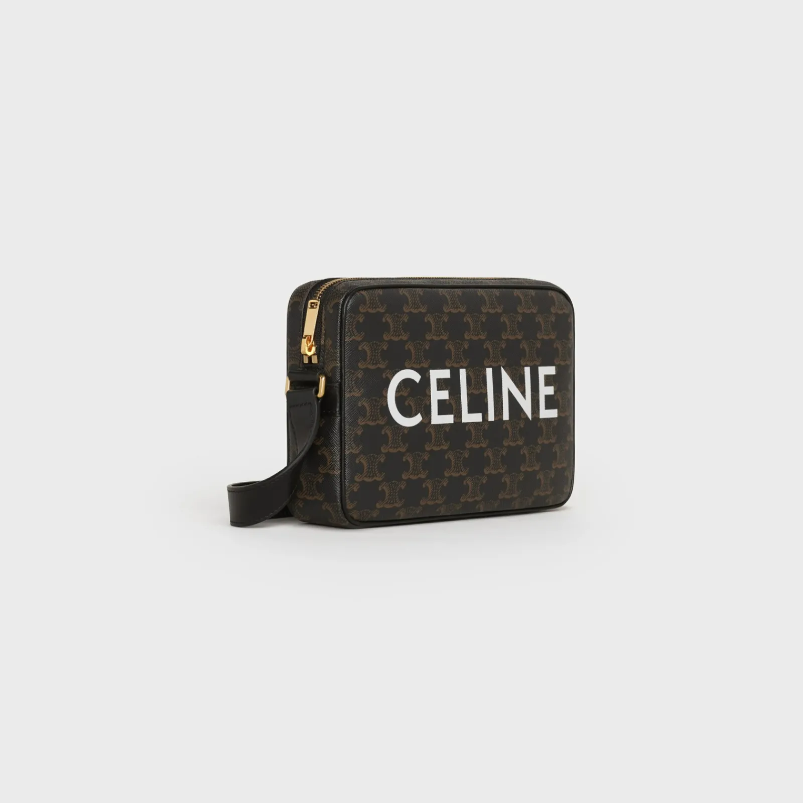 Best Medium Messenger Bag in Triomphe Canvas with Print Categories·Cross-Body Bags