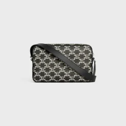 Discount Medium Messenger Bag in Triomphe canvas two-tone with print Triomphe Canvas | Categories·Cross-Body Bags