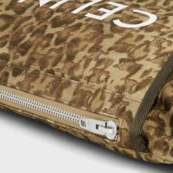 Best MEDIUM MESSENGER TREKKING in Textile with triomphe leopard print and print Categories·Cross-Body Bags