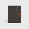 Online MEDIUM NOTEBOOK COVER IN TRIOMPHE CANVAS AND CALFSKIN Stationery