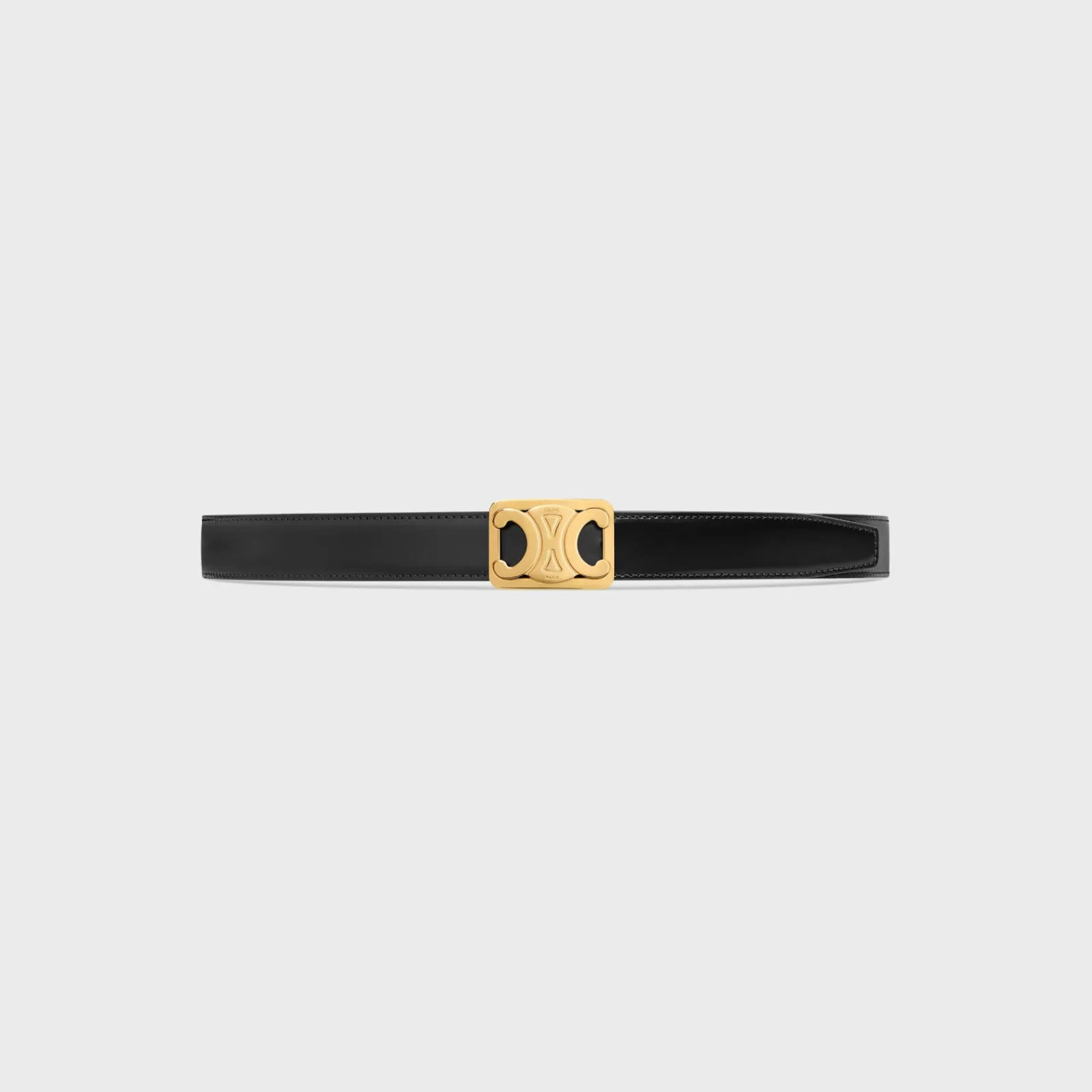 Outlet MEDIUM REVERSIBLE FRAMED TRIOMPHE BELT in TAURILLON AND NATURAL CALFSKIN Women Triomphe