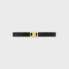 Fashion MEDIUM REVERSIBLE FRAMED TRIOMPHE BELT in TAURILLON AND NATURAL CALFSKIN Women Triomphe