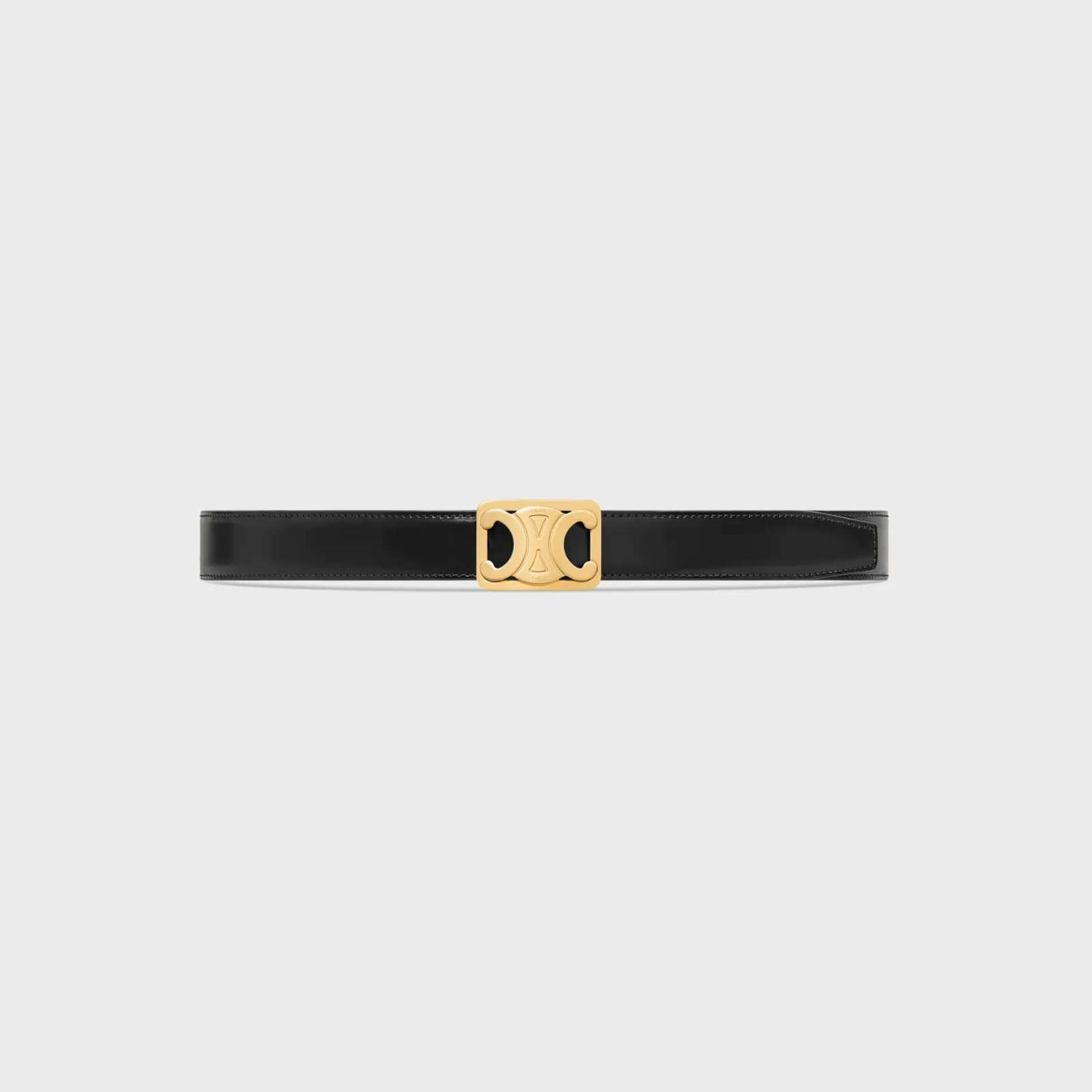 Fashion MEDIUM REVERSIBLE FRAMED TRIOMPHE BELT in TAURILLON AND NATURAL CALFSKIN Women Triomphe