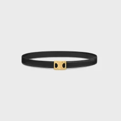 Hot MEDIUM REVERSIBLE FRAMED TRIOMPHE BELT in TAURILLON AND LIZARD EMBOSSED CALFSKIN Women Triomphe