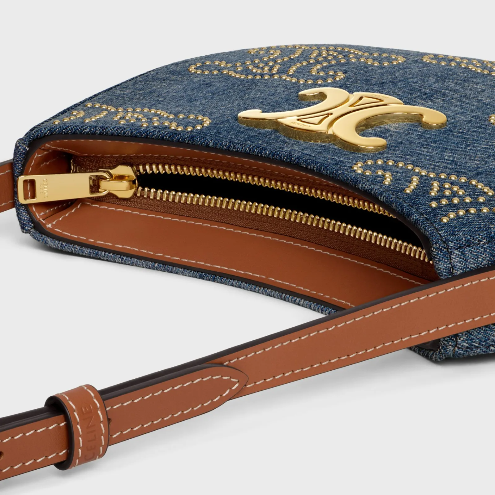 Fashion MEDIUM TILLY BAG in WITH TRIOMPHE STUDS AND CALFSKIN Women More Lines·Tilly | Categories·Shoulder Bags