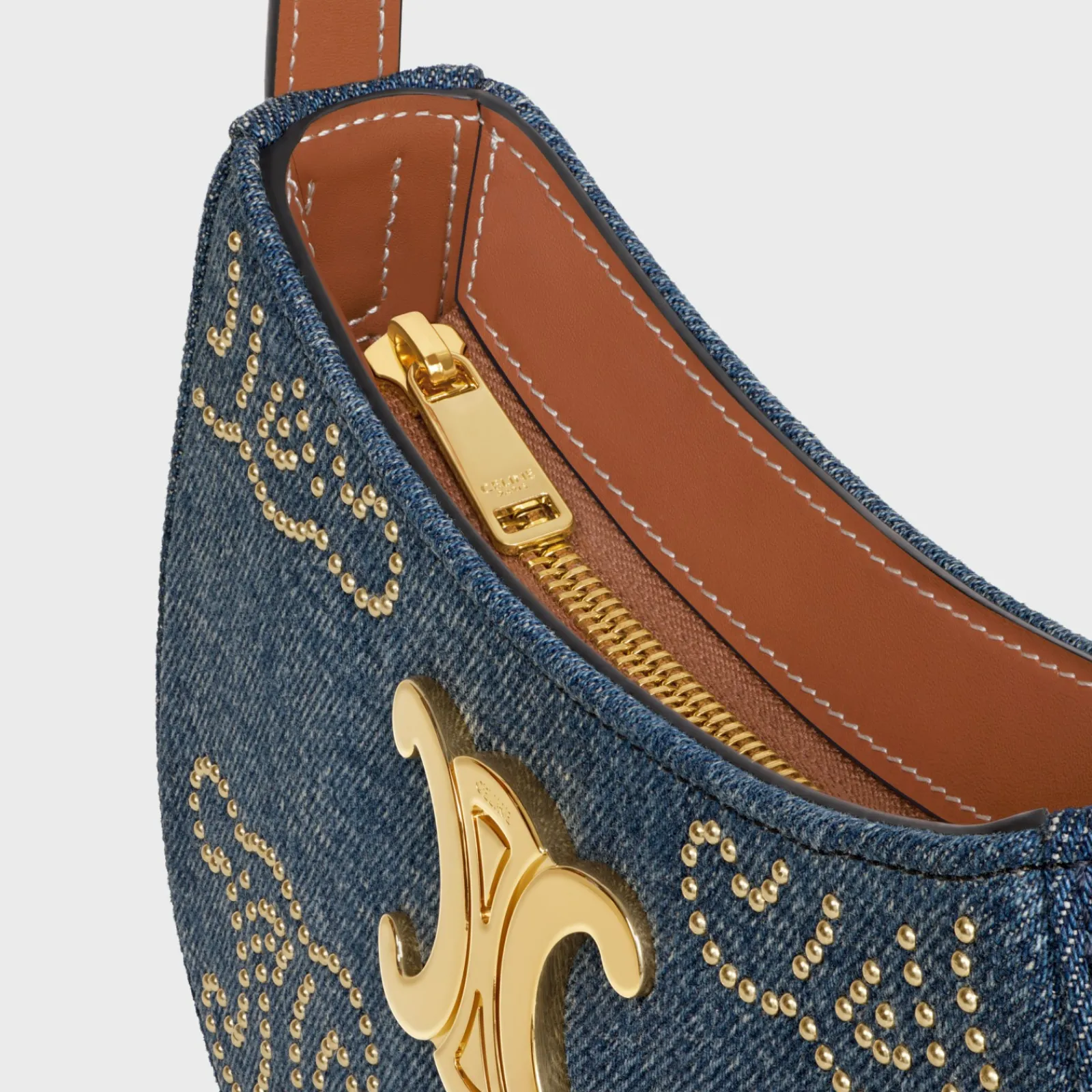 Fashion MEDIUM TILLY BAG in WITH TRIOMPHE STUDS AND CALFSKIN Women More Lines·Tilly | Categories·Shoulder Bags
