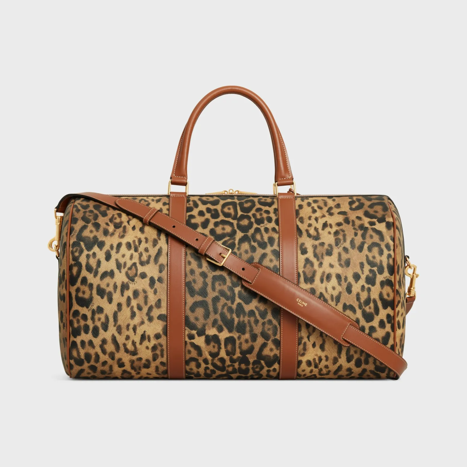 Sale Medium Travel Bag in canvas with print Triomphe Canvas | Categories·Business And Travel Bags