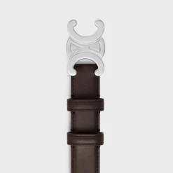 Sale Medium Triomphe Belt in Natural Calfskin Belts