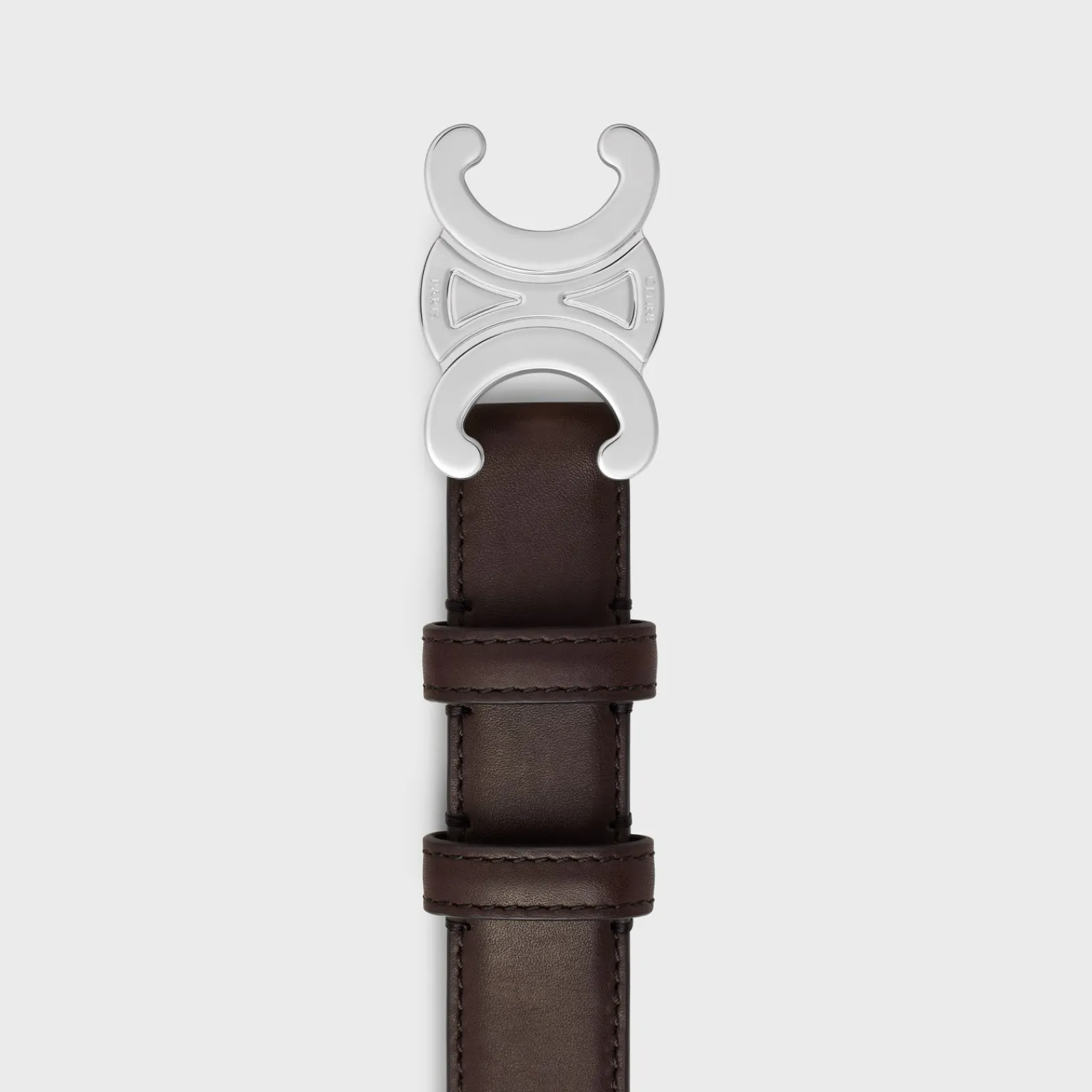 Sale Medium Triomphe Belt in Natural Calfskin Belts