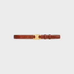 Clearance Medium Triomphe Belt in PYTHON Women Triomphe