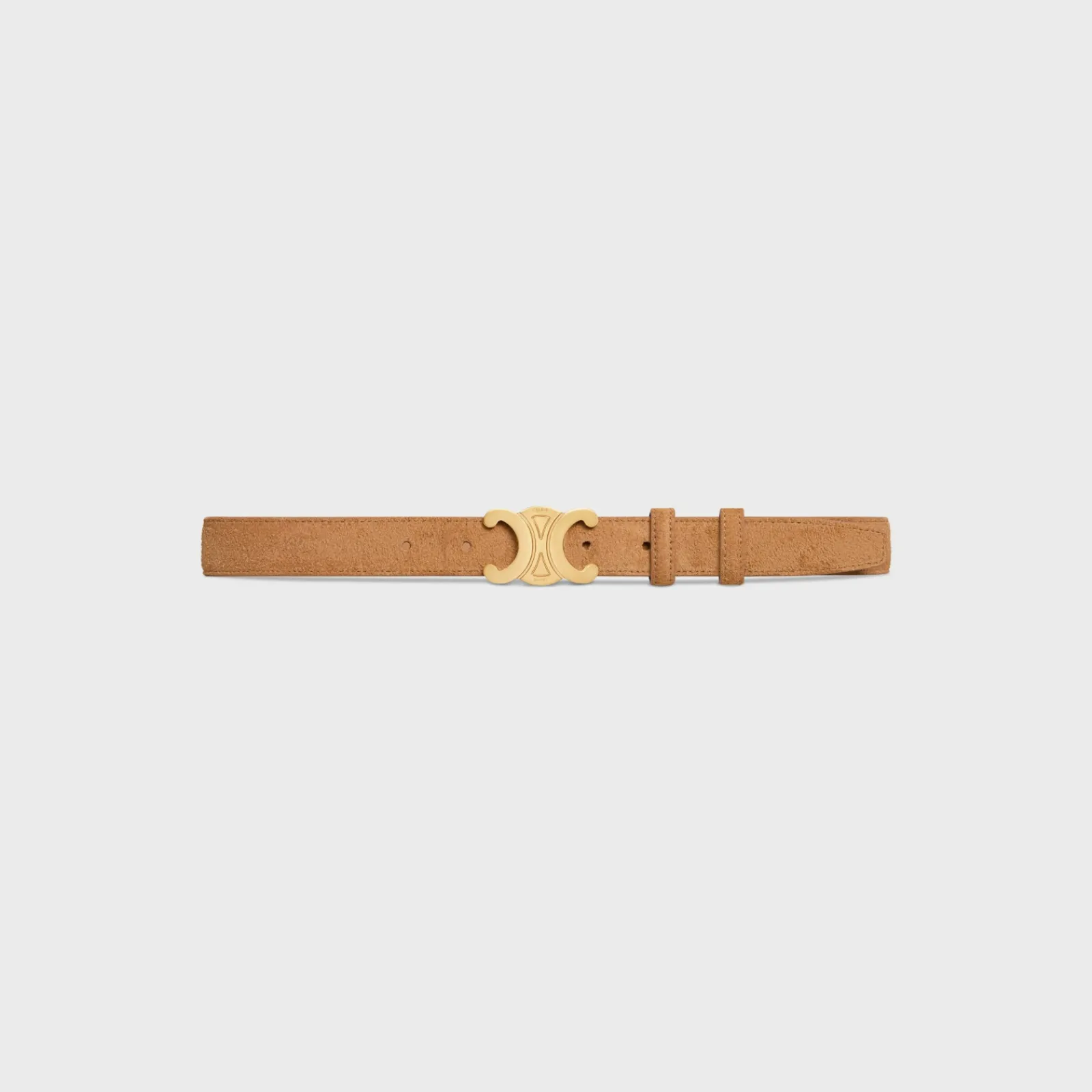 Sale Medium Triomphe Belt in SUEDE CALFSKIN Women Triomphe